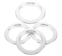 YARNOW Anneaux de Protection Anti-Morsure pour Nichoir à Perroquets en Alliage D'aluminium, Lot de 4 Set de Pièces 105 Mm, Accessoires pour Cages à Oiseaux, Protections Solide pour Trous