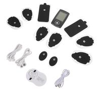YARNOW Appareil D'électromassage Portable en Plastique 36 Modes et Coussinets de Massage pour Relaxation des Jambes Fessiers, Améliore L'immunité