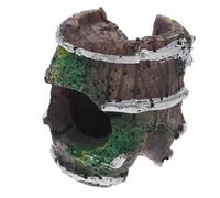 YARNOW Aquarium Caverne Brisée Décor Aquarium Petit Poisson Cachette Araignée Cachette Habitat Crevettes Abri Brisé Entretien Facile Cachette Reptile