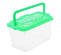 YARNOW Aquarium Portable pour Poissons Tortues Et Hamsters Boîte Transparente Plastique Cage De Transport Légère Et Facile à Nettoyer