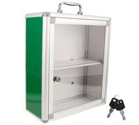 YARNOW Armoire à Pharmacie Murale Moyen Modèle 1 Unité Compartiments Multiples Organiseur Robuste Usage Domestique Et Lieux Publics pour Rangement Remède Et Accessoires