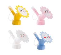 YARNOW Arroseur pour Bouteille Lot de 4 Têtes de Fleur, Embout à Deux Modes, Compatible Bouteilles Plastiques, Irrigation Goutte à Goutte pour Plantes D’Intérieur et Couleur Aléatoire