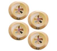 YARNOW Articles Funéraires pour Animaux de Compagnie, Lot de 4 Bols en Papier Commémoratifs pour Chiens et Chats, Accessoires Commémoratifs pour Cérémonies Funéraires,