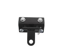 YARNOW Attelage de Remorque pour Motoneige en Acier Robuste, Crochet de Pare-Chocs Résistant à L’humidité Sel, Accessoire de Remorquage Sécurisé pour Transport Hivernal, Installation