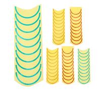 YARNOW Autocollant pour Manomètre 6 Feuilles PVC Imperméable 5 CM Diamètre Rouge, Jaune, Vert pour Indication Pression, Installation Facile pour Tableau de Bord et Instruments de Mesure