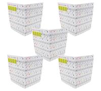 YARNOW Autocollants pour Notes de Clavier de Piano Débutant, 5 Feuilles en PVC Guide Musical Détaillé, Compatibles Clavier pour Auto-Apprentissage