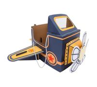 YARNOW Avion Carton pour Garçon Fille Éducatif Bricolage Hélices Rotatives pour Garçons et Filles pour Moments de Jeu Famille
