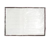 YARNOW Bâche Transparente de Protection Solaire et Pluie pour Patio Balcon | Bord Renforcé, Œillets Préinstallés, Surface Dense Antidéchirure, pour Terrasse et Balcon