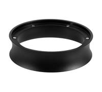 YARNOW Bague Doseuse pour Café, Cercle de Dosage Magnétique en Acier Inoxydable Noir, Réutilisable, Facile à Nettoyer, pour Machine à Café et Espresso
