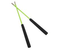 YARNOW Baguettes De Diabolo Professionnelles Antidérapantes pour Garçon Et Filles Et Adultes 35 Cm 7 Mm Poignées Vertes Prise en Main Confortable Exercice Fitness Jonglage Lot De 2