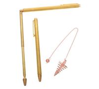 YARNOW Baguettes de Radiesthésie Cuivre Rétractables Baguette Sourcier Portable et Robuste pour Détection Paranormale et Recherche Or Outil Simple et Fiable pour Débutants et Experts