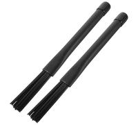 YARNOW Balai de Batterie Jazz Télescopique Antidérapant en Nylon Noir, Paire de Brosses Ergonomiques pour Percussion, Accessoire Compact pour Débutants, Facile à Manipuler en Répétition