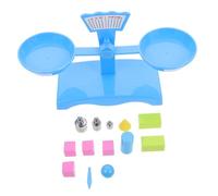 YARNOW Balance en Plastique Jeu de Pesée Kit Éducatif Stem pour Garçon et Filles DIY Apprentissage des Mathématiques et Sciences Jouet d'Expérimentation École Primaire