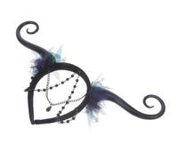 YARNOW Bandeau Décoratif Elfe Adulte en Plastique et Résine Léger, Coiffe Chic pour Cosplay et Occasions Spéciales, Accessoires Féeriques pour Femmes