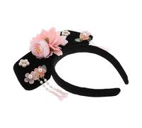YARNOW Bandeau Hanfu Style Impérial, Bandeau Qing pour Filles, Polyester et Plastique, Design Rétro Palais, Confortable, Photogénique, pour Photos et Performances
