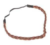 YARNOW Bandeau Tressé Aspect Naturel en Fibre Synthétique Style Classique Unique Bande Élastique Flexible pour Femmes pour Occasions Spéciales et Séances Photo