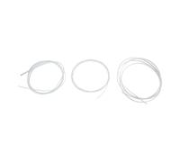 YARNOW Bandes de Reliure Blanches Trois Largeurs 2mm, 4mm, 6mm en Plastique 3 Pièces Flexibles et Protectrices Chocs pour Guitare et Ukulélé