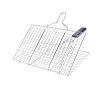 YARNOW Barbecue Grill Acier Inoxydable Pliable Filet Épais Réutilisable Remplacement pour Cuisson Extérieure pour Pique et BBQ