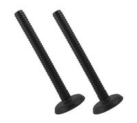 YARNOW Barres de Support de Remplacement pour Haltères et Kettlebells, Ensemble de 2 Pièces en PP Noir, Design Compact pour Entraînement Complet du Corps à Domicile