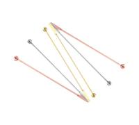 YARNOW Barware Essential - 6 Bâtonnets Agitateurs Rectangulaires En Acier Inoxydable Pour Cocktails Café Et Boissons