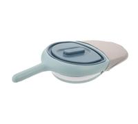 YARNOW Bassin de Lit pour Personnes Âgées, Petit Bassin Ménager Léger et Compact, Plastique Solide Bleu Clair et Bleu Foncé, Urinoir Portable pour Patient Alité, Usage Couleur Aléatoire