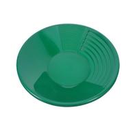 YARNOW Bâteau à Or Portable Vert avec Rainures Profondes Poêle à Tamis Plastique Robuste pour Débutants Outil Léger de Prospection et Orpaillage Rivière