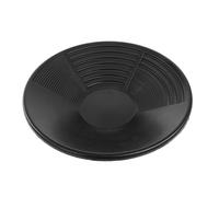 YARNOW Batée à Or en Plastique Léger 35,5 Cm avec Triple Rainures Profondes, Bac Tamis de Prospection Extérieure pour Extraction Rapide de Pépites, Outil Portable D’orpaillage et Lavage