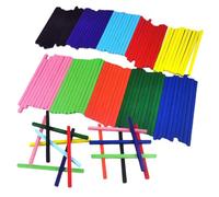 YARNOW Bâtonnets de Comptage Colorés pour Garçon Fille Aide Pédagogique Arithmétique Éducatif pour Apprentissage des Additions et Soustractions Couleurs avec Boîte de Rangement et