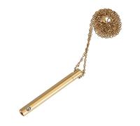 YARNOW Bijou Commémoratif pour Cendres D'animaux, Collier Pendentif Cylindrique en Acier Titane Doré, Bijou Souvenir Léger Chaîne, Accessoire Funéraire pour Homme et Femme, Urne Portable