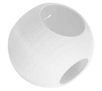YARNOW Blanc, Grotte D’élevage pour Petits Cichlidés Cylindre Plastique | Couvercle Ouvrable, Parois Intérieures Courbes, Multitrous, Ventouse, Entretien Simple, Circulation Renforcée