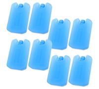 YARNOW Bloc Réfrigérant Chambre Compatibilité Large Ventilateur Anti-Fuite 8 Pièces Blocs Congélation PE Bleu, Réutilisable pour Climatiseur Ventilateur pour Glacières Bureau, Fête