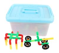 YARNOW Blocs de Construction Tubulaires Éducatifs pour Garçon Fille Jouets Sensoriels Colorés et pour Développement des Compétences Motrices et Apprentissage Précoce Adaptés Aux Jeux