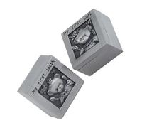 YARNOW Boîte Commémorative en Alliage Argenté pour Dents de Lait et Cheveux Fœtaux, Petite Boîte à Bijoux Solide, Souvenir pour Garçon et Fille