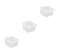 YARNOW Boîte De 3 Pièces mangeoire pour Reptiles Terrarium Insecte Terrarium araignée repticip Habitat des Grenouilles Cage Animaux Mini Porte-Insectes Cas de Reptiles PP Transparent