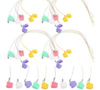 YARNOW Boîte de Conservation des Dents de Lait Garçon et Filles Plastique 50 Pcs Multicolore Organiseur Portable Souvenir D’enfance Solide