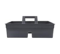 YARNOW Boîte de Nettoyage Plastique 3 Compartiments Équipée d'une Poignée Ergonomique pour Rangement d'Ustensiles de Nettoyage en Hôtel et Domicile Style