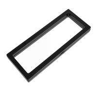 YARNOW Boîte de Présentation Suspendue Transparente pour Bijoux Cadre Flottant Antichoc avec Film Élastique Rangement Sécurisé pour Accessoires Précieux Présentoir Élégant pour Table de