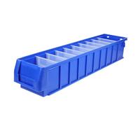 YARNOW Boîte de Rangement pour Outils à Vis en Polyéthylène Bleu, Boîte de Classification des Vis Compartiments, pour Bureau et Extérieur