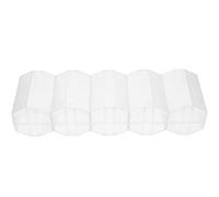 YARNOW Boîte pour Jetons de Poker Transparente Compartiments, Capacité 100 Pièces, Design à Clip Facile à Ouvrir, pour Jeux de Poker et Cartes