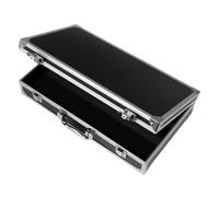 YARNOW Boîte Rigide en Alliage D'aluminium, Coffret Portable Sécurisé | Insert en Mousse Eva, Charnières Verrouillées, Poignée Intégrée, pour Voyage et Table de Maquillage