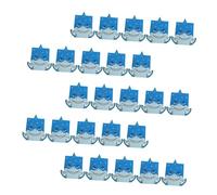 YARNOW Boîtes à Dragées en Papier Thème Requin Bleu, 25 Pièces, Boîte Présent Anniversaire Garçon et Filles, Emballage Bonbons Shower, Coffrets Friandises Fête Prénatale