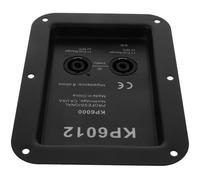 YARNOW Boîtier de Jonction pour Haut-Parleur en Fer 612 Accessoire pour Haut-Parleur de Scène Connecteur de Câble Métallique Borne de Boîte de Jonction Kit de Montage DIY Compatible