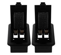 YARNOW Boîtier pour 2 Piles 9v pour Basse Active, Compartiment Noir avec Mousse Anti-vibrations, Dimensions 7,6 X 4 X 2,5 Cm, Protection Batterie Poussière et Transpiration,