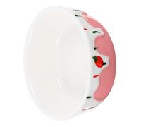 YARNOW Bol Mignon en Céramique pour Chinchilla Hamster Fournitures pour Animaux Ne Passe Pas Au Lave-Vaisselle Fraise