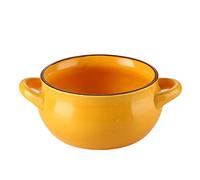 YARNOW Bols à Soupe avec Poignées Français Oignon Bol en Céramique Soupe Pots Ragoût Bol de Service pour Céréales Ragoût de Boeuf Froid