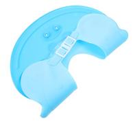 YARNOW Bonnet de Bain Garçon Fille Bleu Imperméable et Ajustable pour Protèger Oreilles et Yeux Lors du Bain