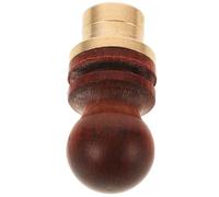 YARNOW Bouchon de Bouteille de Vin Réutilisable et Décoratif en Bois et Laiton de Gourde Traditionnelle pour Bouteilles de Vin et Autres Contenants
