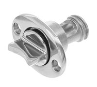 YARNOW Bouchon de Drainage du Yacht Bouche de Garboard Marin en Acier Inoxydable Bouet de vidange des Bateaux Bouchon de vidange Marin Ovale Garboard Drain Plug Marine