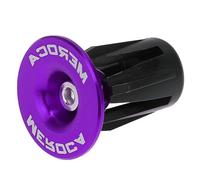 YARNOW Bouchon De Poignée en Aluminium M4x34mm pour Embouts De Guidon Violet Adaptés Aux Guidons De 22 à 24 Mm Facile à Installer Accessoires De Compatible VTT