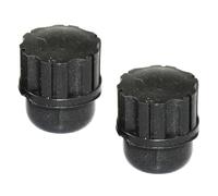 YARNOW Bouchon Pratique pour Saxophone Soprano en Plastique Noir, Lot de 2 Pièces, Design Unique, Protège la Saleté et Ne Se Décolore Pas